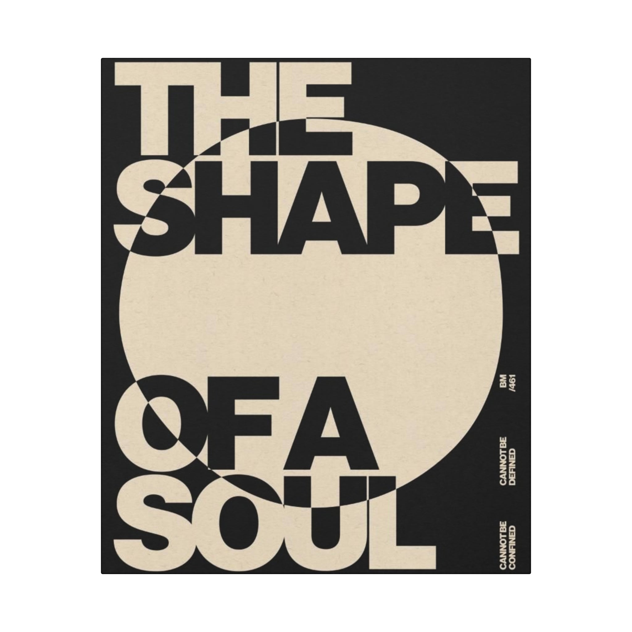 The Shape Of a Soul Canvas Wall Art
