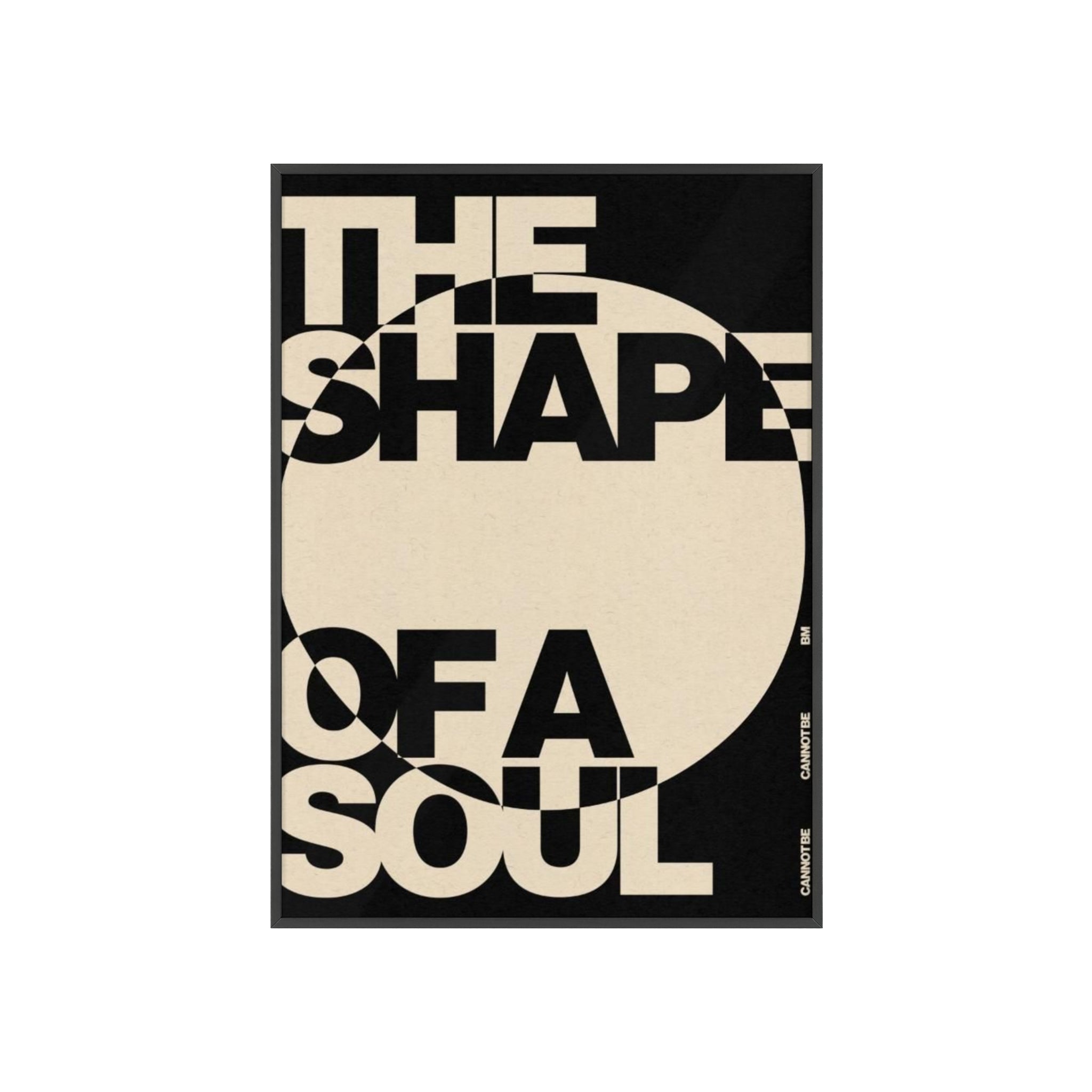 The Shape of a Soul Framed Wall art