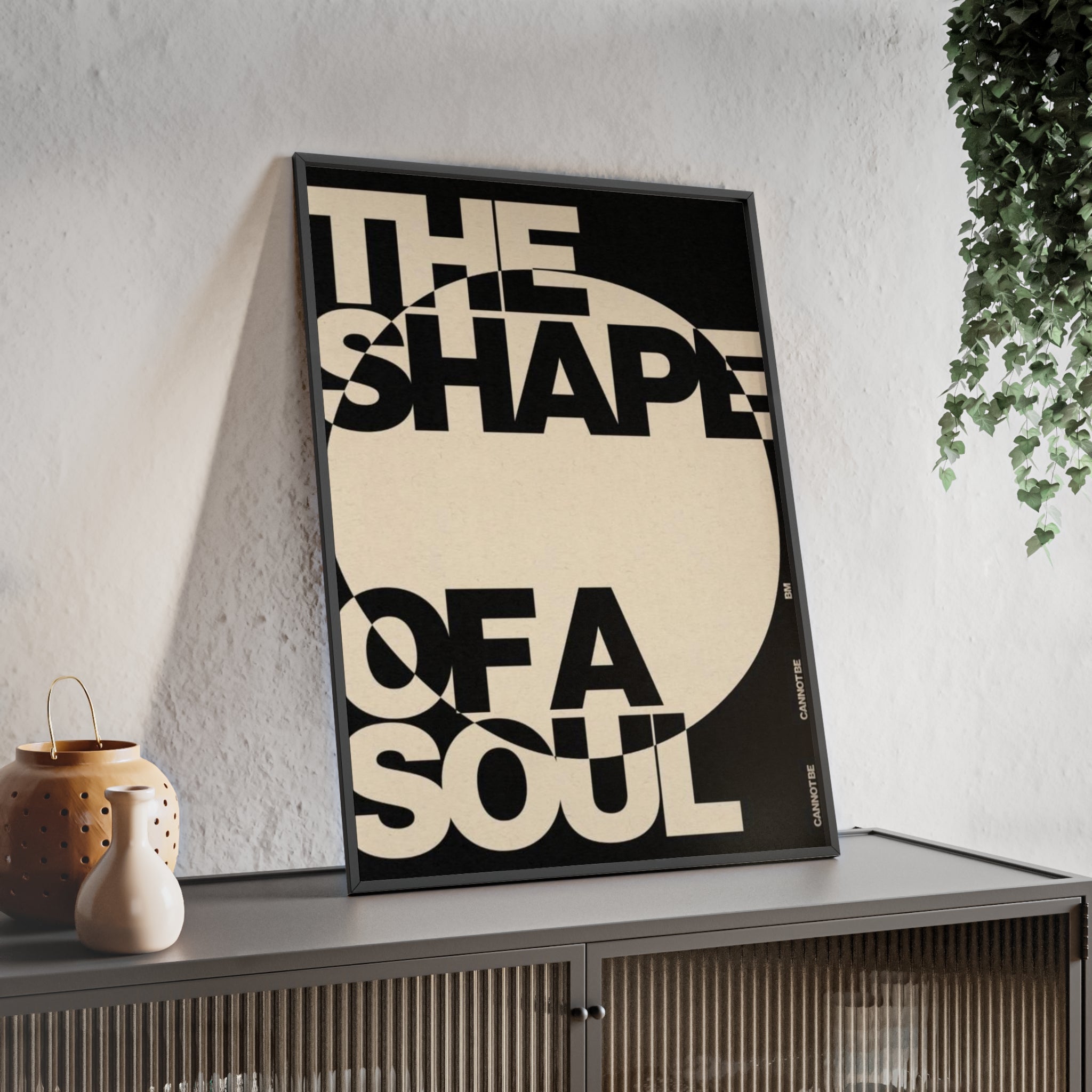 The Shape of a Soul Framed Wall art